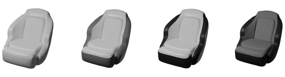 Anclote Bucket Seat color options